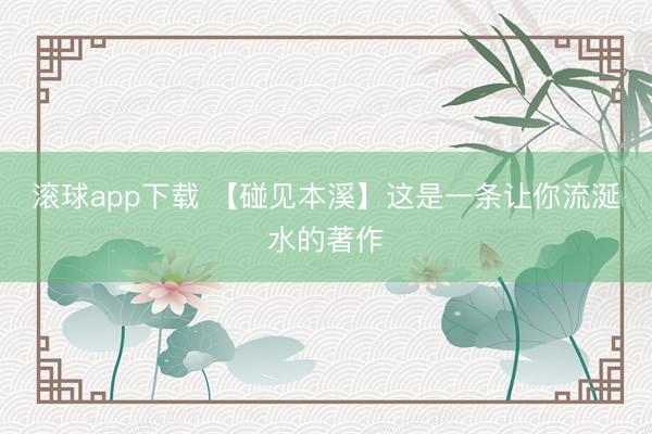 滚球app下载 【碰见本溪】这是一条让你流涎水的著作