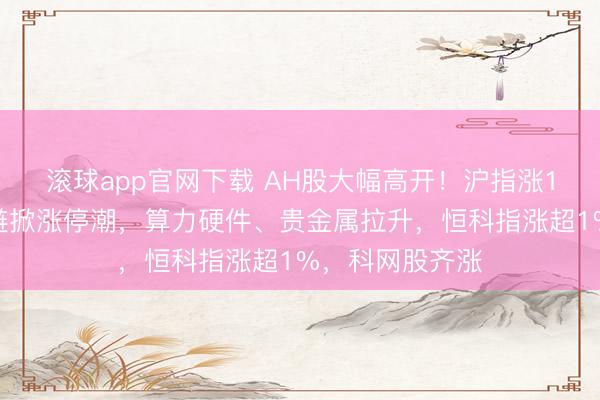 滚球app官网下载 AH股大幅高开！沪指涨1%，光伏产业链掀涨停潮，算力硬件、贵金属拉升，恒科指涨超1%，科网股齐涨