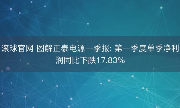 滚球官网 图解正泰电源一季报: 第一季度单季净利润同比下跌17.83%
