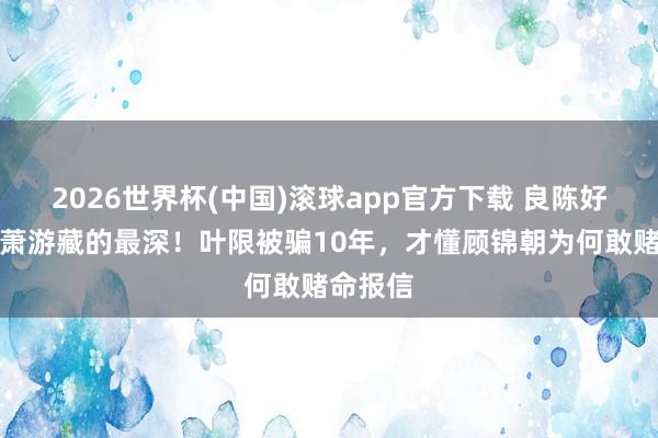 2026世界杯(中国)滚球app官方下载 良陈好意思锦萧游藏的最深！叶限被骗10年，才懂顾锦朝为何敢赌命报信